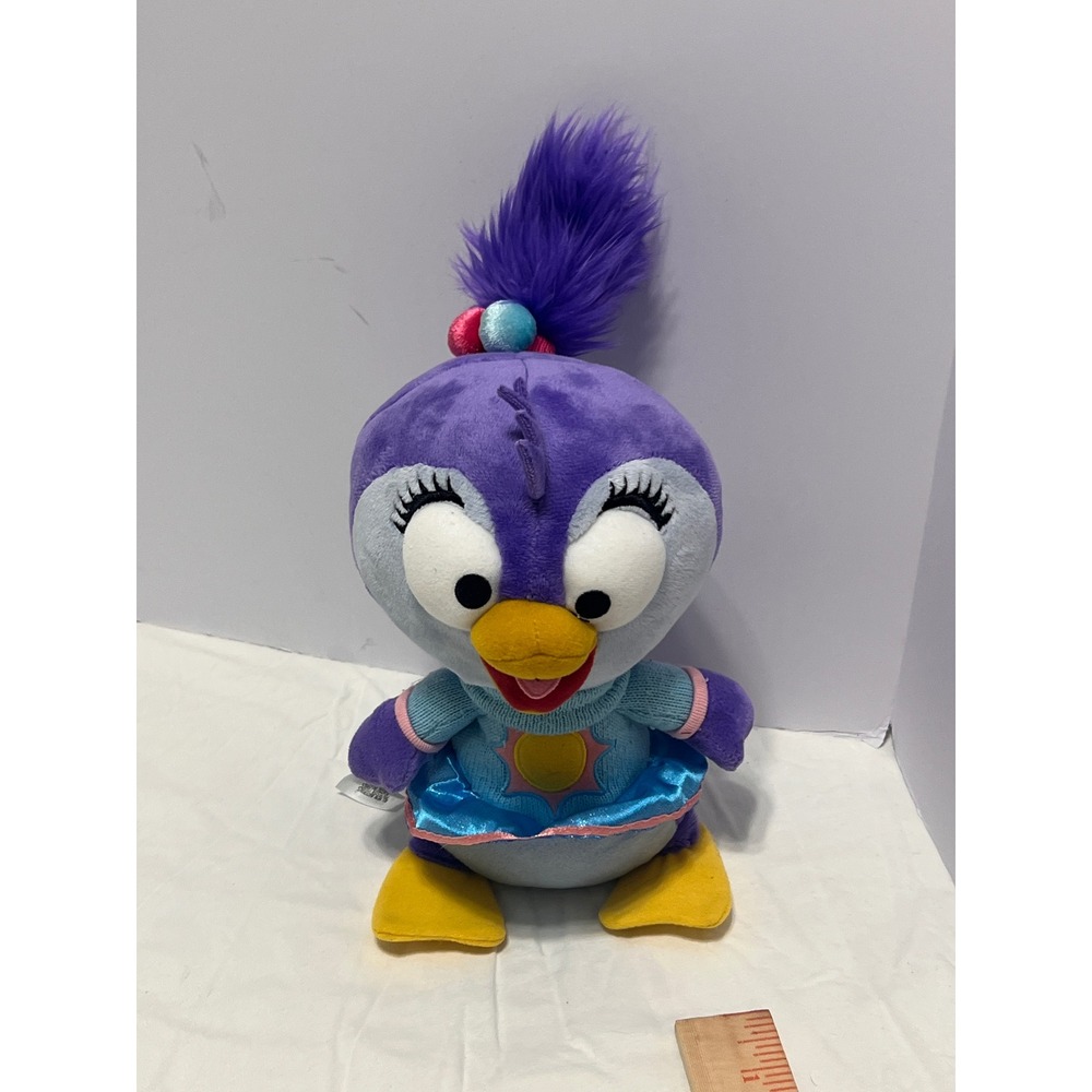 Disney Junior Muppet Babies Summer Penguin Plush Purple Blue 11 Inch Toy